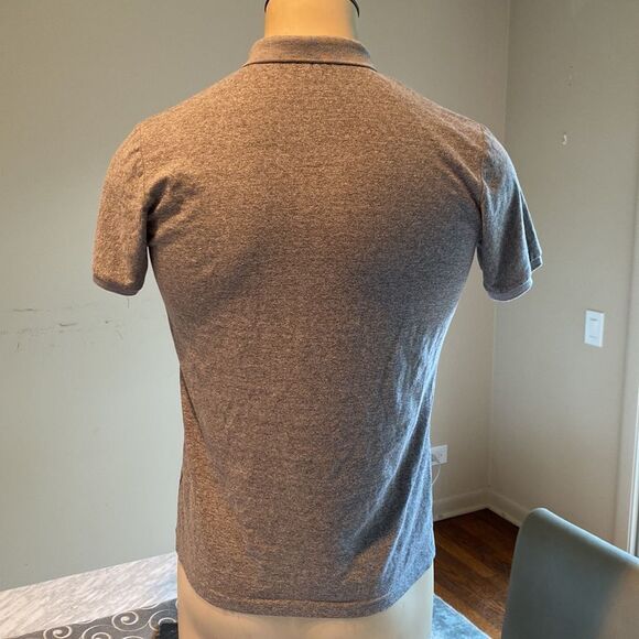 Mufiasiti Extra Large. Grey polo. Plastic logo on upper-chest. Cotton/spandex. - Picture 5 of 7